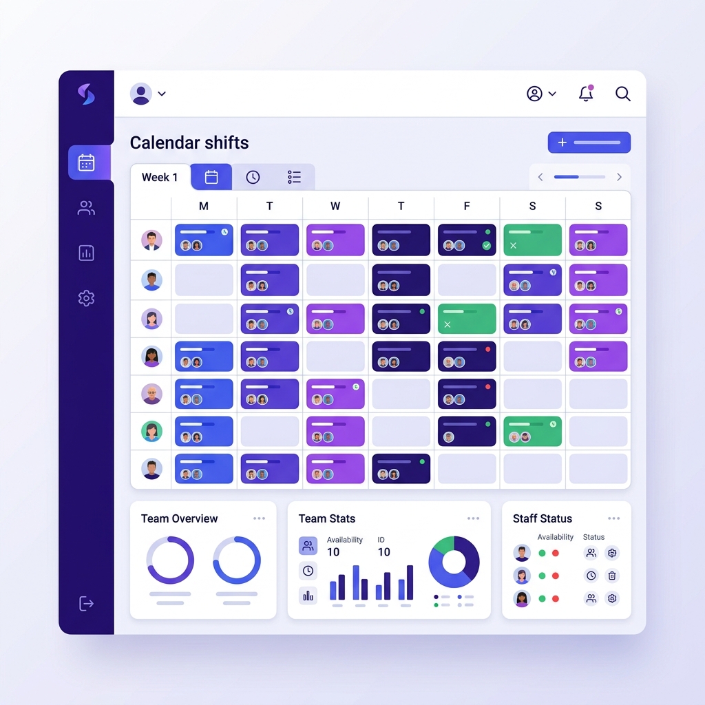 Rota Management System Screenshot