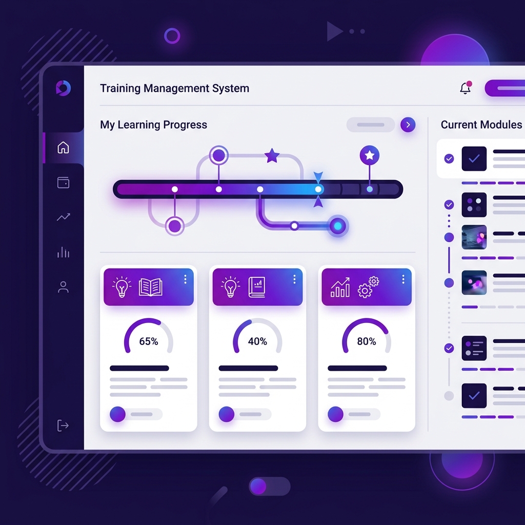 Training Management System Screenshot